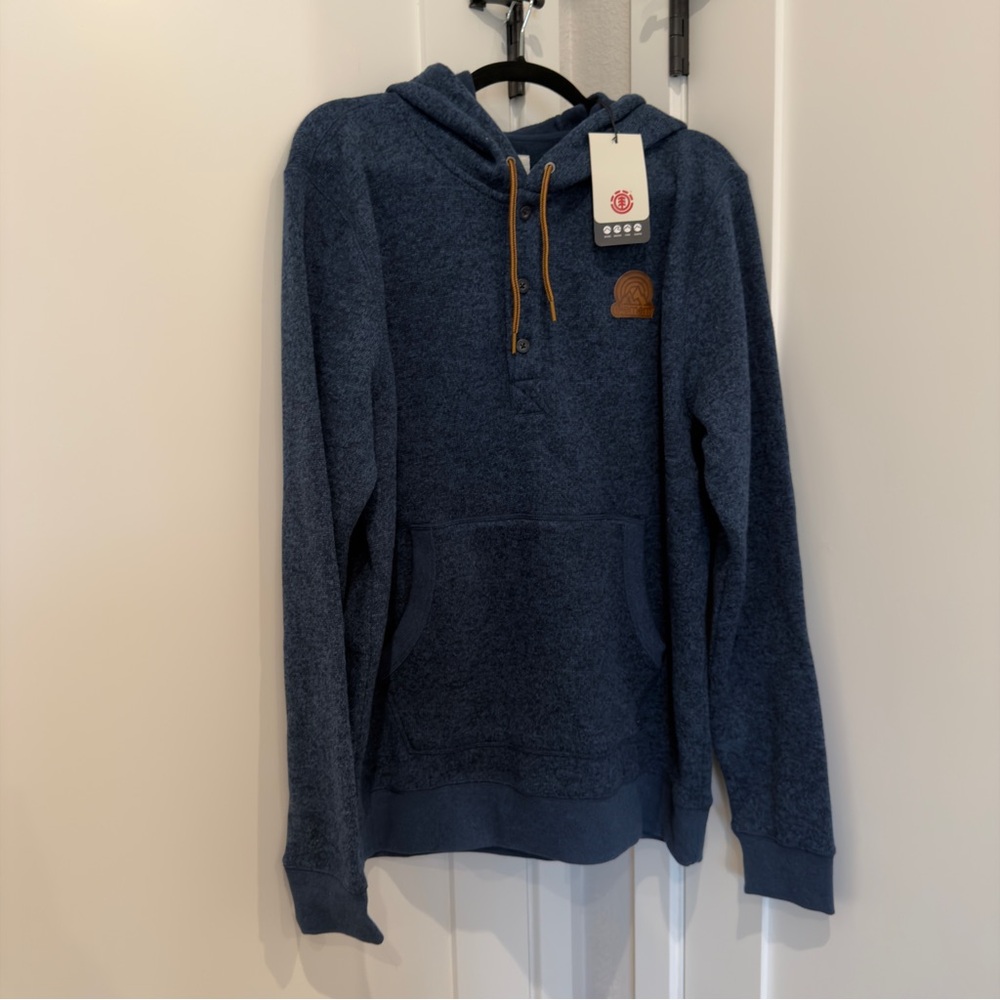 NWT Element Highland Hoodie Henley Sweatshirt - Picture 2 of 7